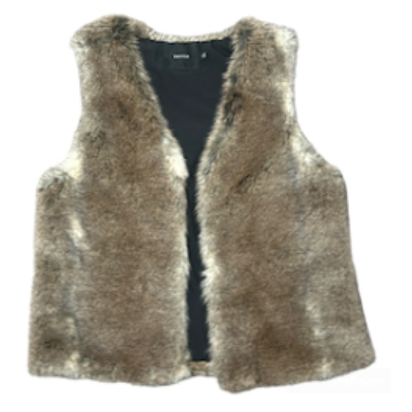 Talula Aritzia Park Slope Faux Fur Vest Women size S - Picture 2 of 13